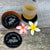 personalized faux leather drink coaster set | loony pontoony