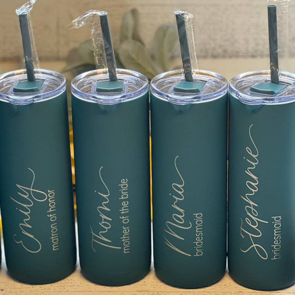personalized tumbler | bridesmaids - Beach City Gifts