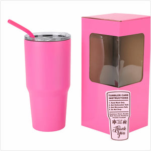 30 oz tumblers with straw | case of 25