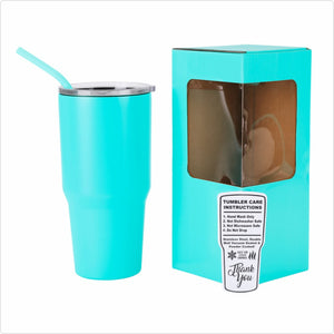 30 oz tumblers with straw | case of 25