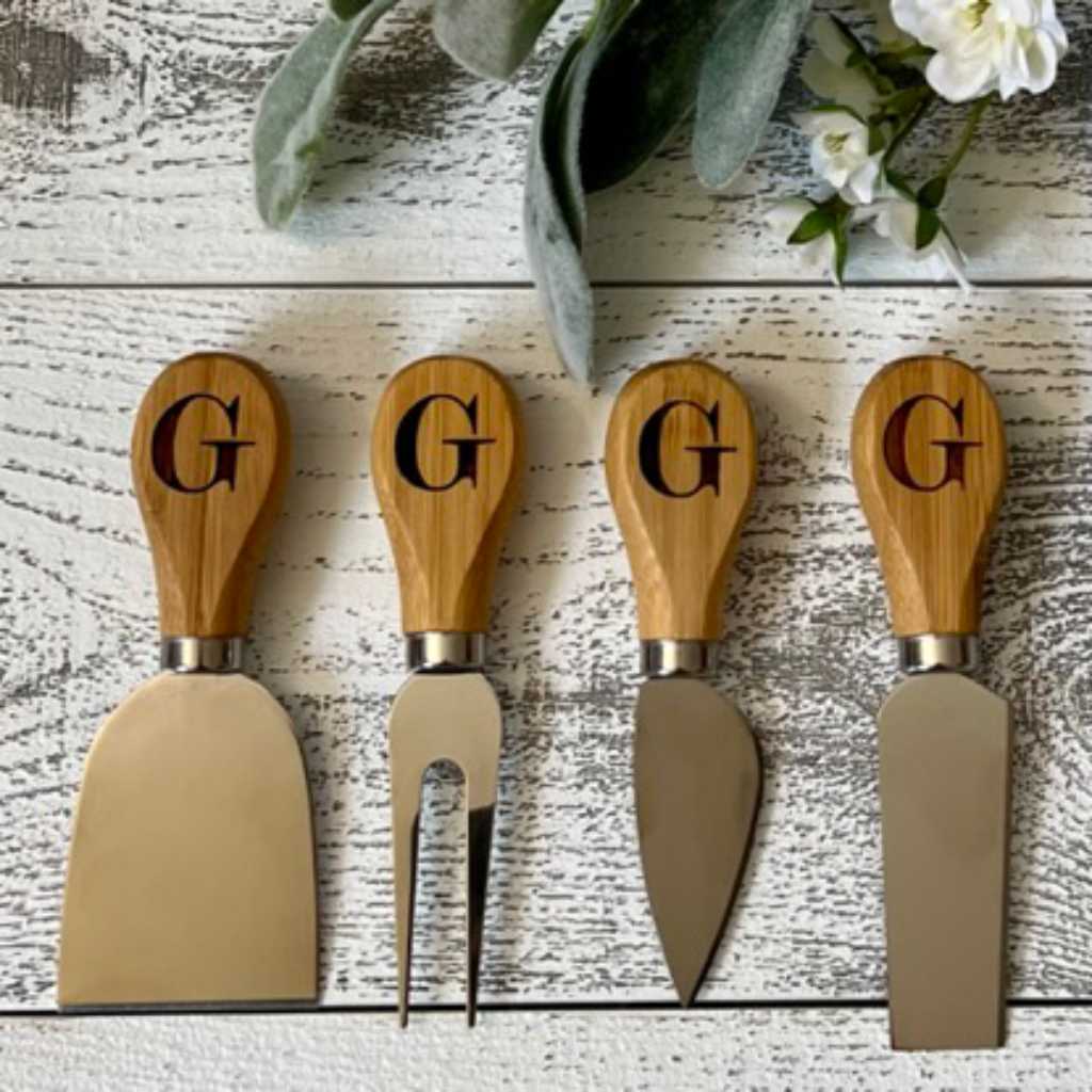cheese knives | initials