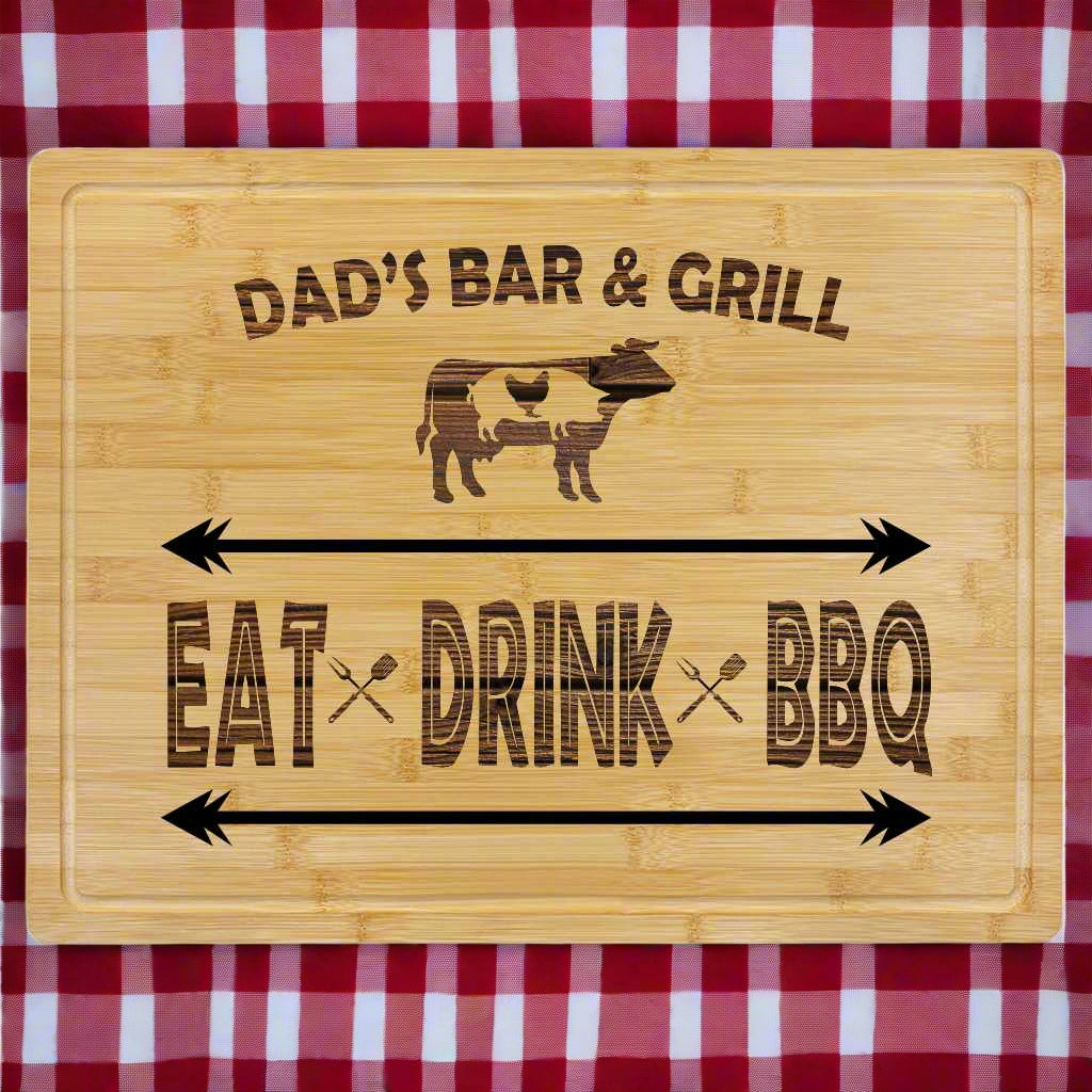 bamboo cutting board | dad's bar & grill