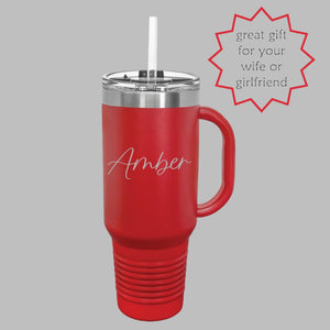 personalized tumbler | fire station logo