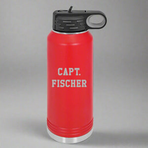 personalized tumbler | fire station logo