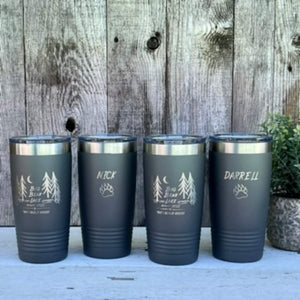 personalized double insulated tumbler | use your own design