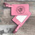 personalized faux leather luggage tag | logo